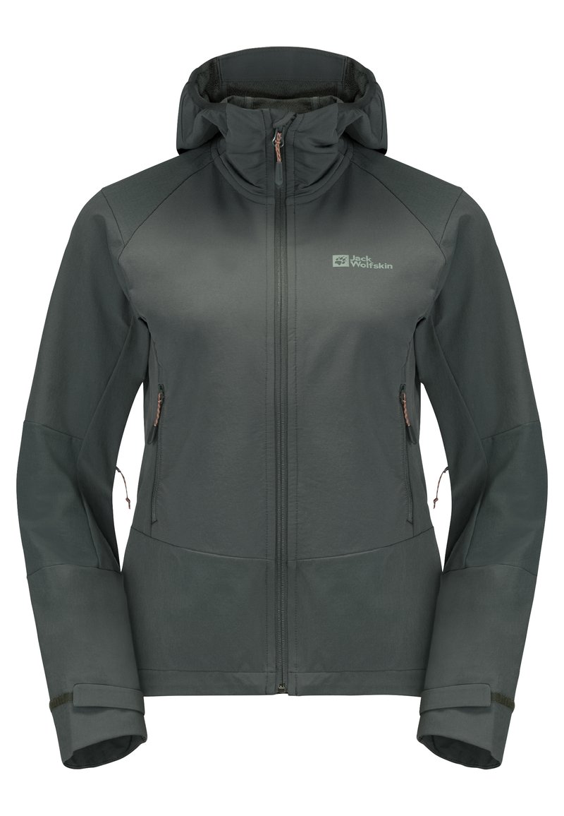 Jack Wolfskin Softshelljas grijs