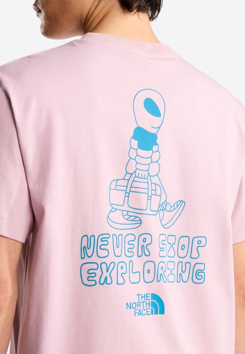 The North Face ALIEN SHORT SLEEVE TEE-GRAPHI. - Camiseta estampada - metal pink — photo 5