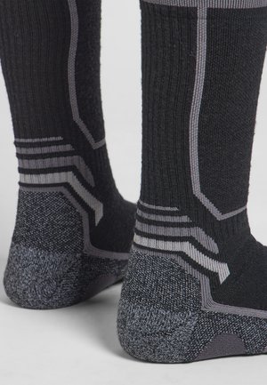 Jack Wolfskin TREK MERINO  - Sports socks - black