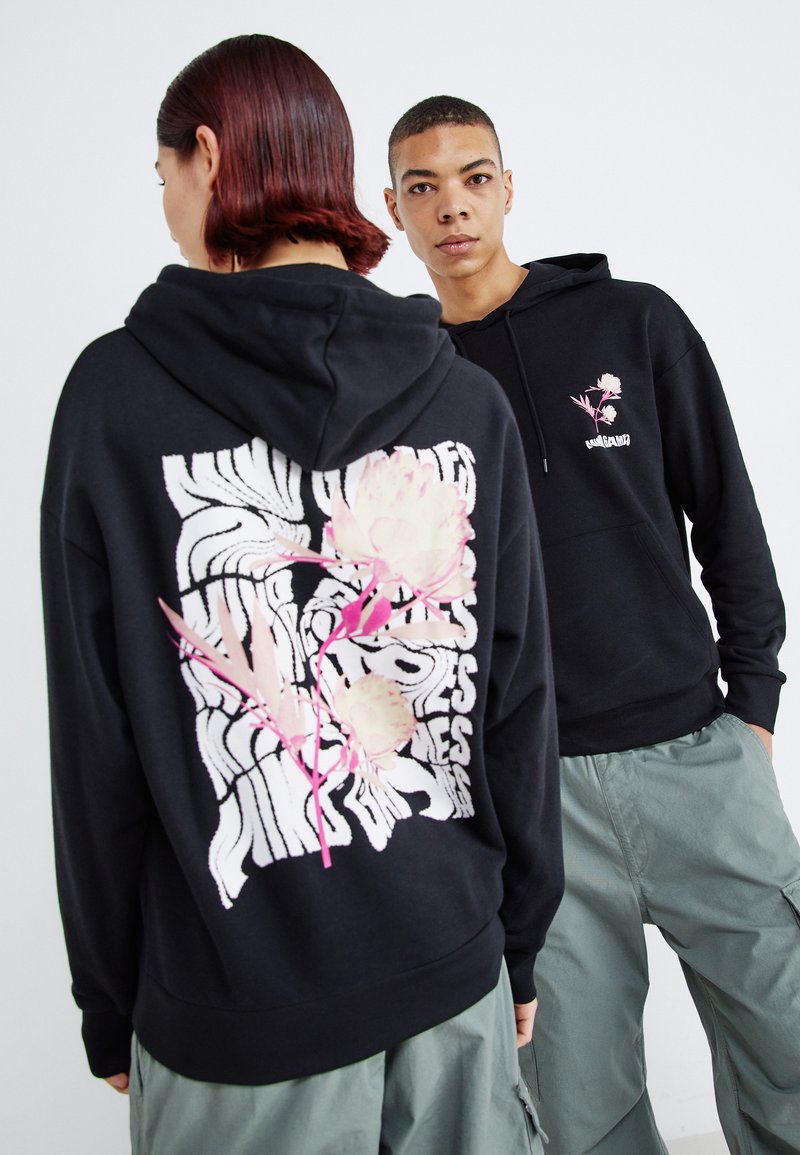 Jack & Jones JORGAMES HOOD UNISEX - Sportska majica - black