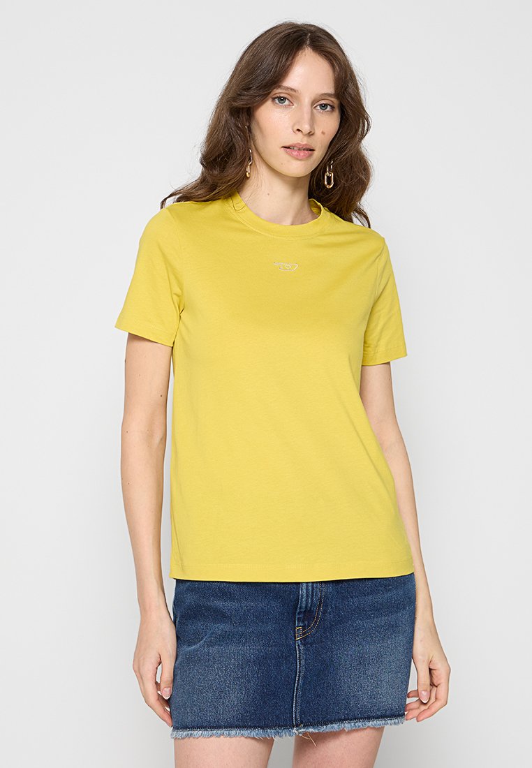 Diesel T-shirt basic geel