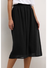 Kaffe A-linjainen hame - mottled black