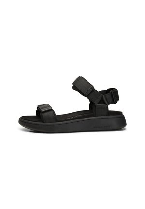 Woden LINE - Platform sandals -  black black