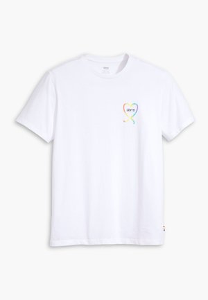 Levi's® COMMUNITY TEE UNISEX - T-shirts print - bright white