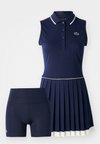 HERITAGE  - Leggings - navy blue flournavy blue