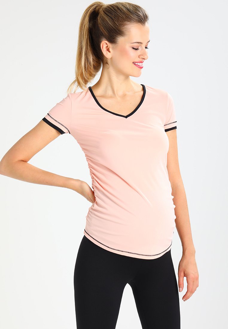 Miracle. mama and woman. 1/4 SLEEVES - T-shirt basique - peach bud/rose