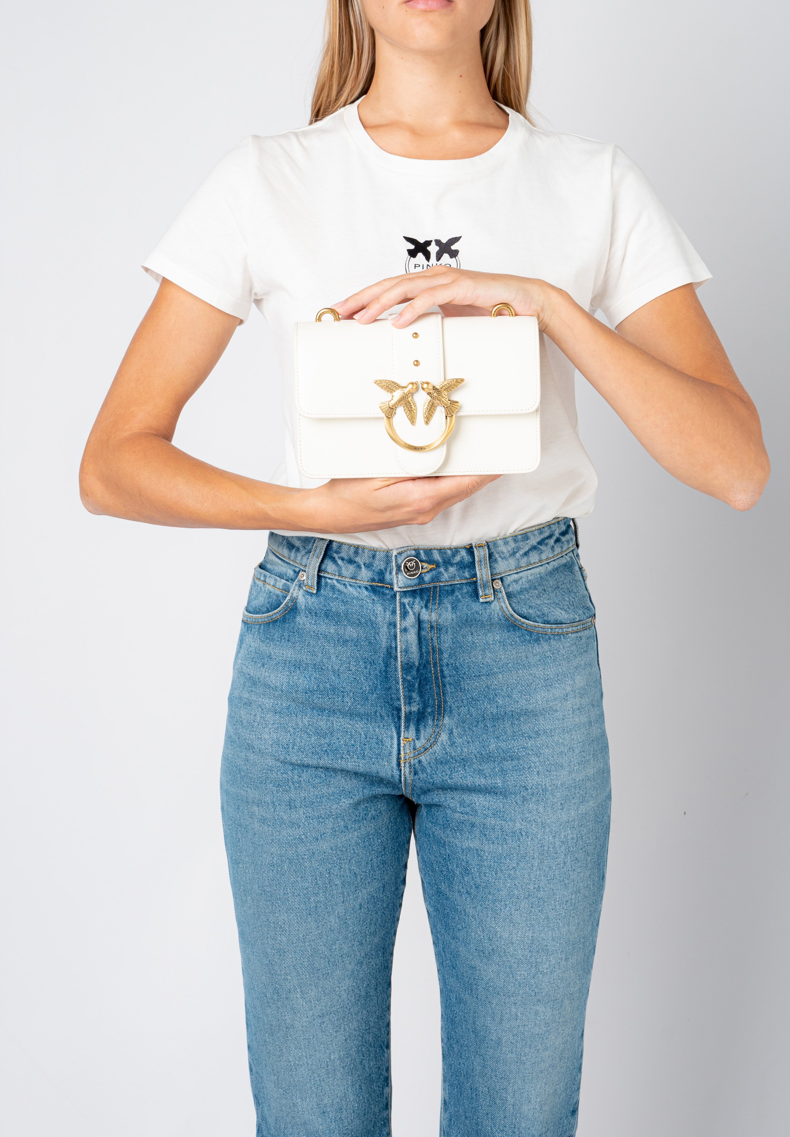 Pinko VITELLO - Torba na ramię/biały - Zalando.pl