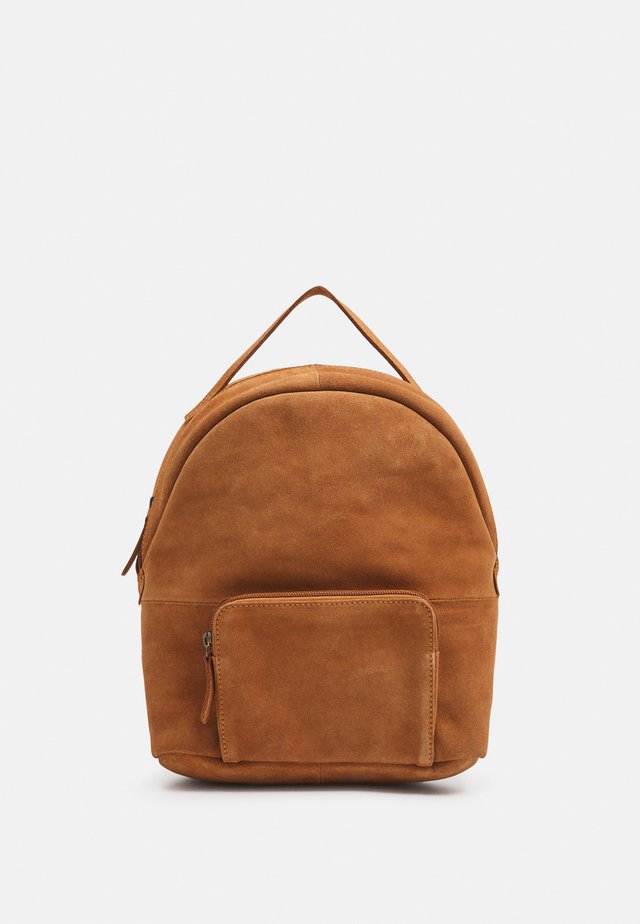 LEATHER - Sac à dos - cognac