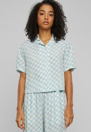 Urban Classics Hemdbluse - oceanbluecheck