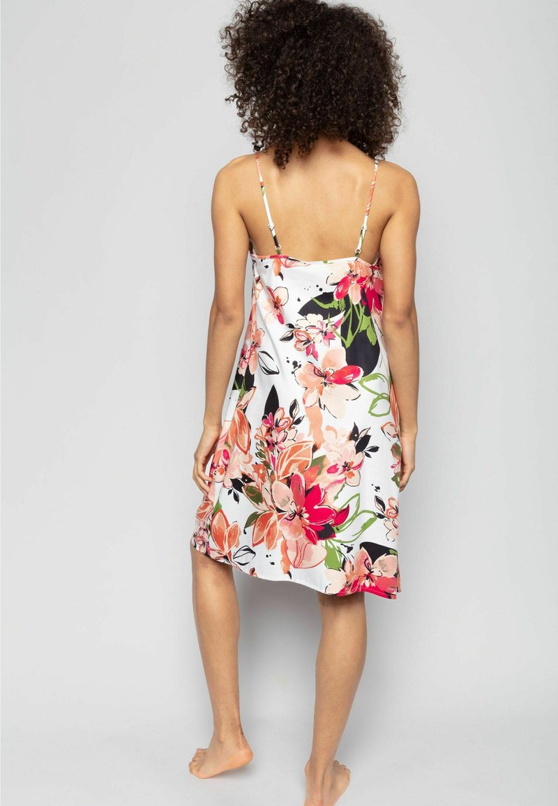 Damen Nachthemden | Cyberjammies SCHMALE TRÄGER VANESSA FLORAL Nachthemd white peach floral print/weiß - UG07921 Damen Nachthemden | Cyberjammies SCHMALE TRÄGER VANESSA FLORAL Nachthemd white peach floral print/weiß - UG07921