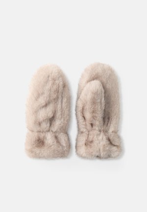 PCJUTLANDIA MITTENS - Labakindad - greige