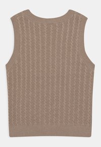 Grunt BONNE VEST - Strickpullover - coffee brown