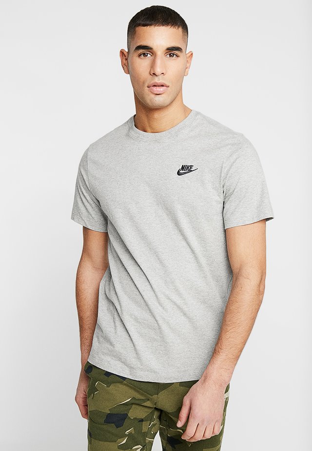 CLUB TEE - T-Shirt basic - dark grey heather/black