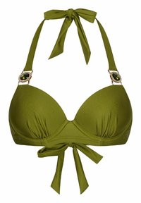 Moda Minx AMOUR - Top de bikini - olive shimmer