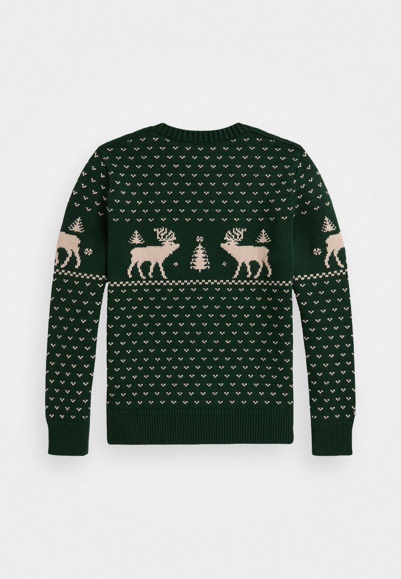 Polo Ralph Lauren REINDEER-INTARSIA COTTON-BLEND SWEATER Jumper