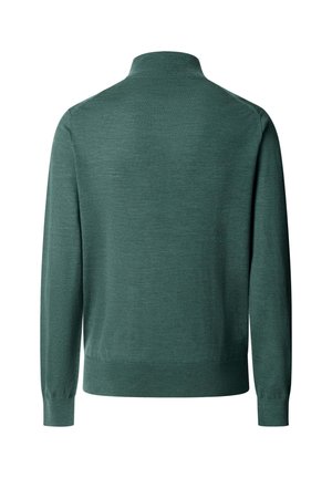 Hackett London, HACKETT LONDON JUMPER ESS MERINO HZIP - Trui - olive green