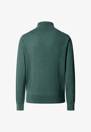 Hackett London, HACKETT LONDON JUMPER ESS MERINO HZIP - Jersey de punto - olive green
