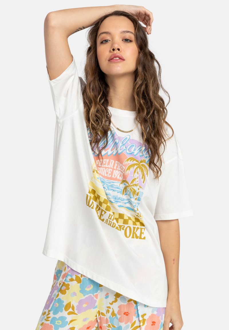 Billabong - WAKE UP AND STOKE - Print T-shirt - salt crystal, Enlarge