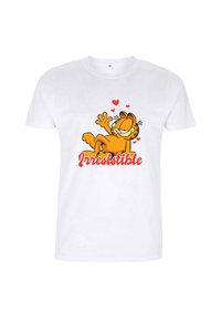 Henry Tiger VALENTINE S DAY IRRESISTIBLE GARFIELD - Camiseta estampada - white
