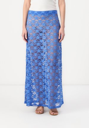 ONLJEN LONG SKIRT - Maxi skirt - strong blue