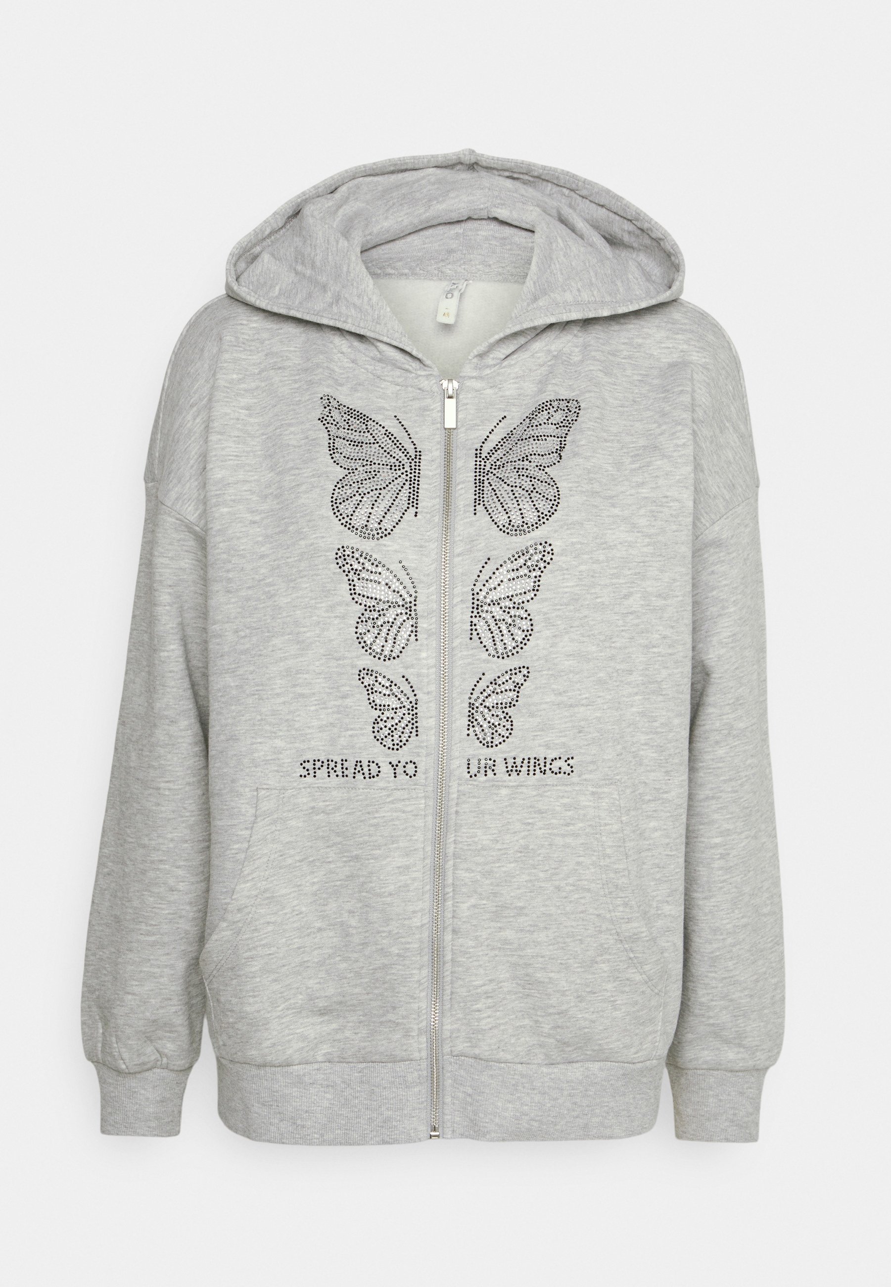 Grey butterfly sweatshirt Clearance