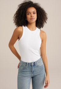 WE Fashion SINGLET - Top - white