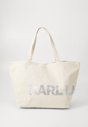 ESSENTIAL OVERSIZED LOGO - Shopping Bag - beige