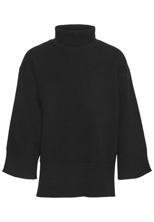 VERO MODA Girl NEEDLE LS LONG ROLLNECK NOOS - Pulover - black