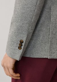 Façonnable BIRDSEYE WEAVE - Americana - light grey marl