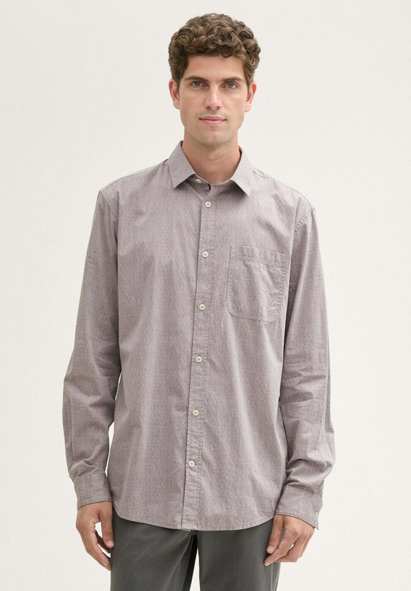 MIT BRUSTTASCHE - Hemd - gipsy purple chambray dobby