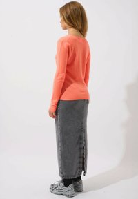 Authentic Cashmere Strickpullover - neon orange