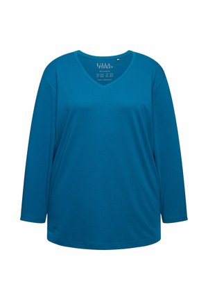 Ulla Popken Langarmshirt - cerulean