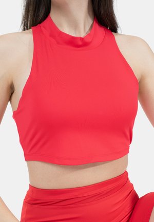 MOCK BACK TANK - Linne - red