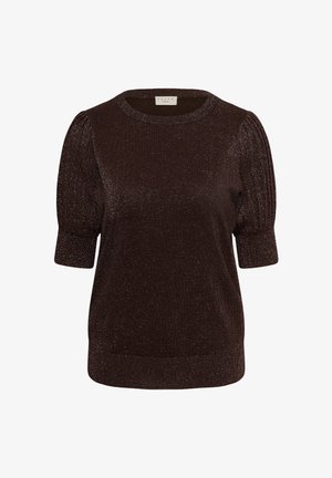 Kaffe Curve, KCREGITTA PLEAT - T-shirt print - coffee bean
