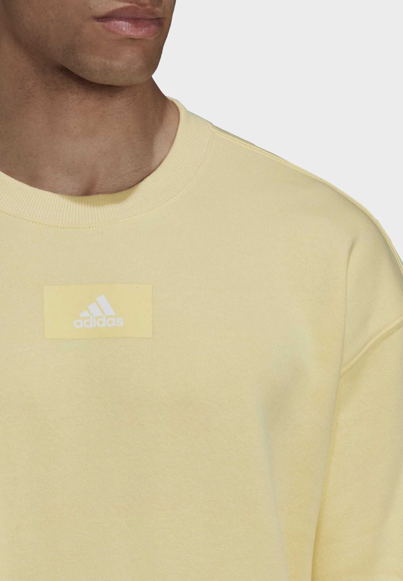 yellow adidas pullover