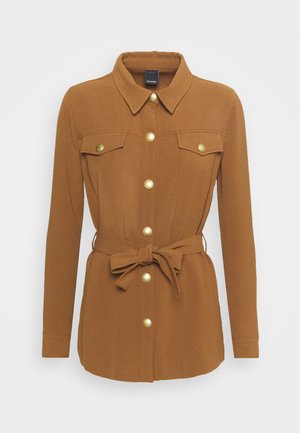 Button-down blouse - brown