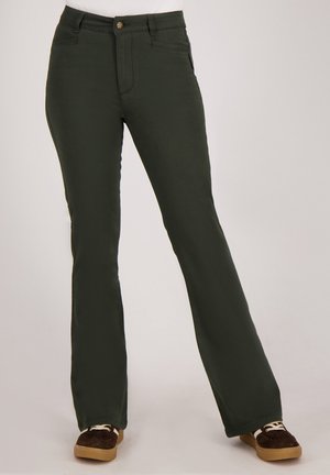 Flared Jeans - groen