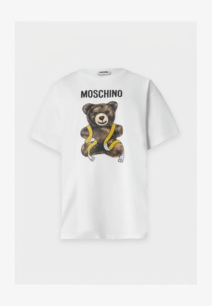 MOSCHINO, Print T-shirt - fantasia bianco