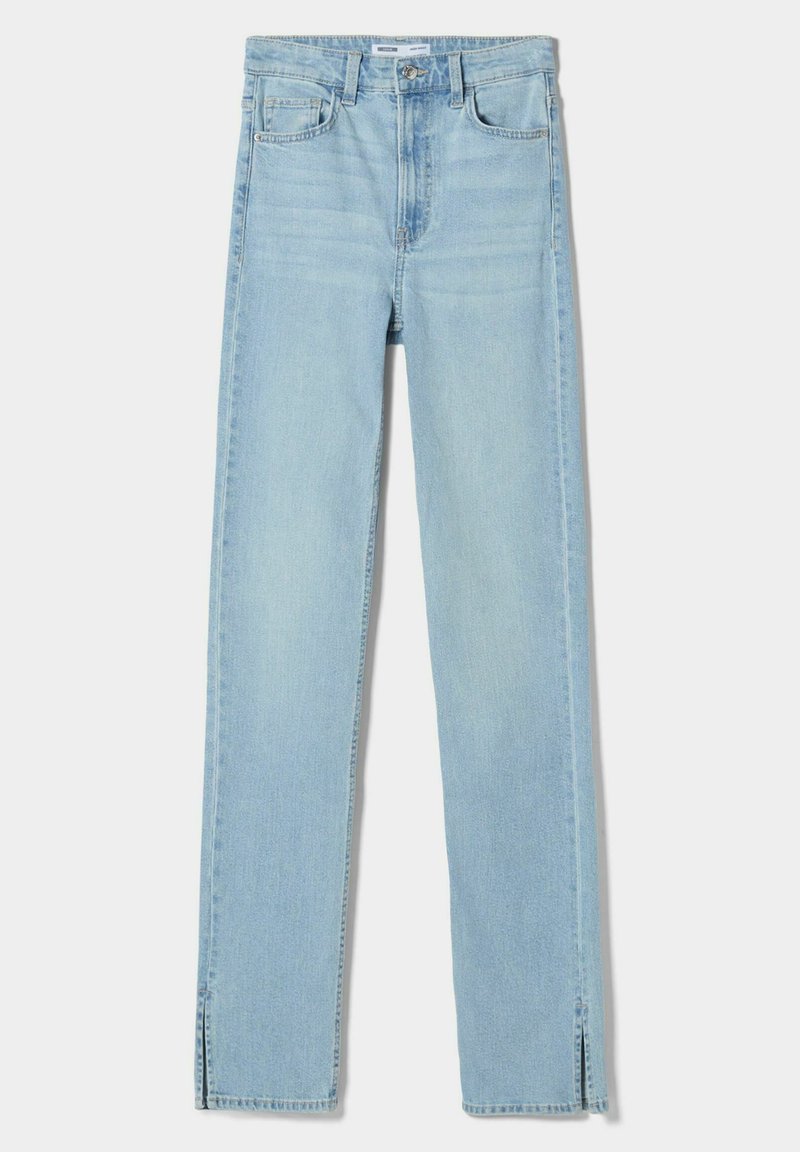 Bershka Slim fit jeans lichtblauw denim Bershka Slim fit jeans lichtblauw denim