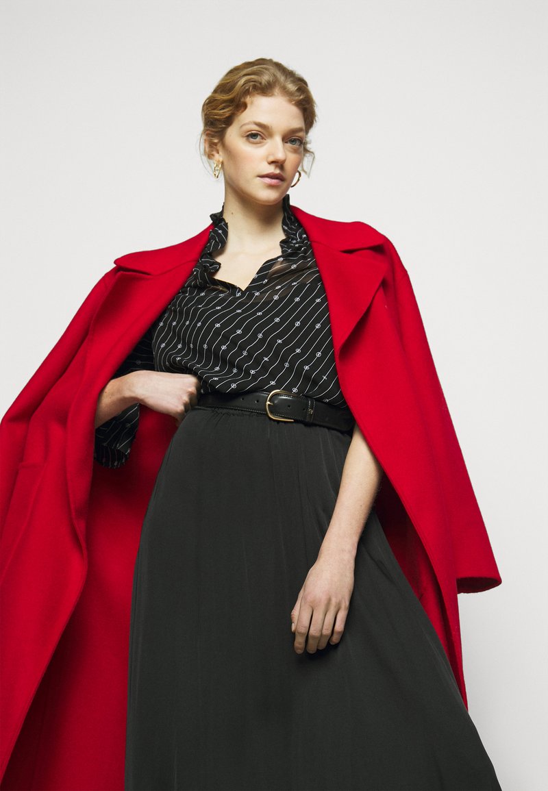 Michael Michael Kors Face Robe Coat Klassischer Mantel Crimson Rot Zalando De