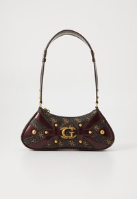 MINTHA MINI TOP ZIP BAG - Handväska - brown/claret