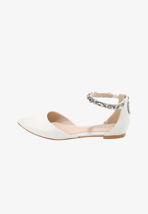 Buffalo EMMA - Ballerina's met enkelbandjes - white