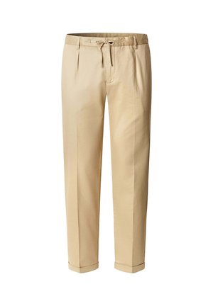 Hackett London, HACKETT LONDON TROUSERS COMFORT DRAWCORD - Nohavice - grain beige