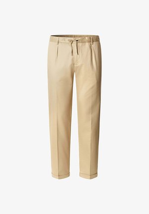 Hackett London, HACKETT LONDON TROUSERS COMFORT DRAWCORD - Stoffhose - grain beige