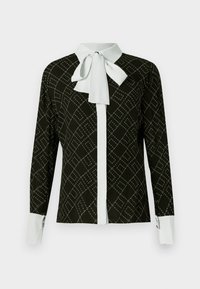 WOMENS  - Blúzka so zapínaním na gombíky - nero/milk