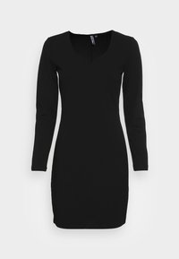 Pieces KENNA DRESS - Vestido de malha - black
