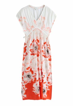 REGULAR FIT - FLORAL - Accesoriu plajă - white