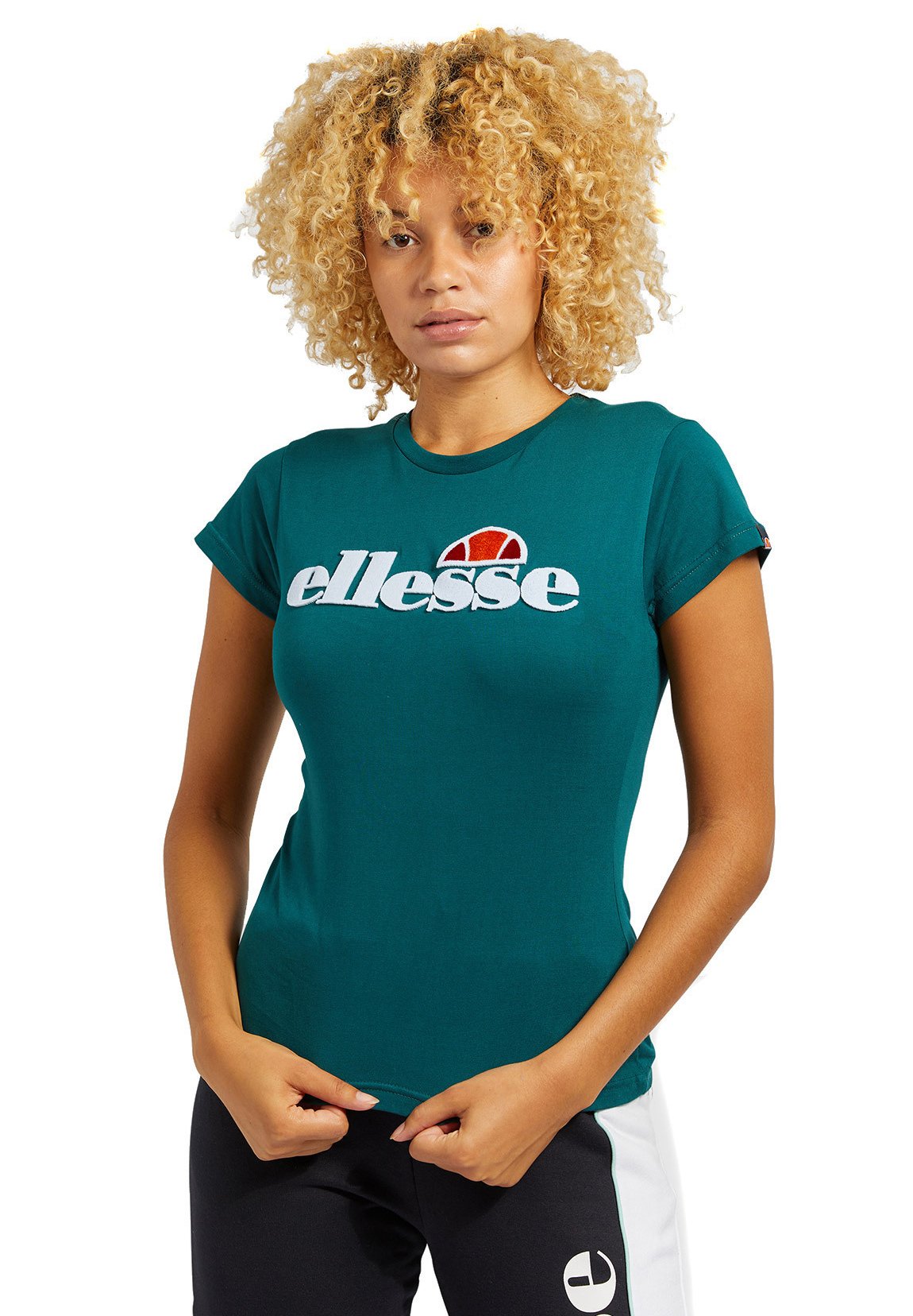 Ellesse VARETY - Camiseta estampada - grün/verde jaspeado - Zalando.es