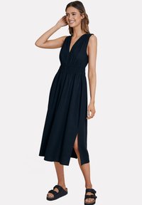 Threadbare THB PEPPERCORN WAISTED MIDI - Robe de jour - black