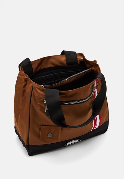 MOSCHINO BORSA TRACOLLA UNISEX - Veľká kabelka - fantasia nero